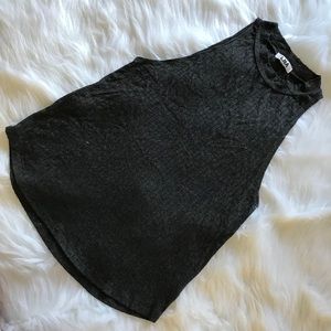 LNA HIGH-NECK RIBBED TANK